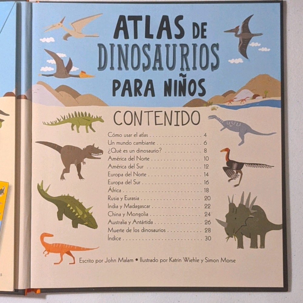 NWT!! Atlas de Dinosaurios Para Niños - Picture 4 of 4